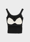 Doelt Henry Neck Lace Sleeveless (Built-in Cap)