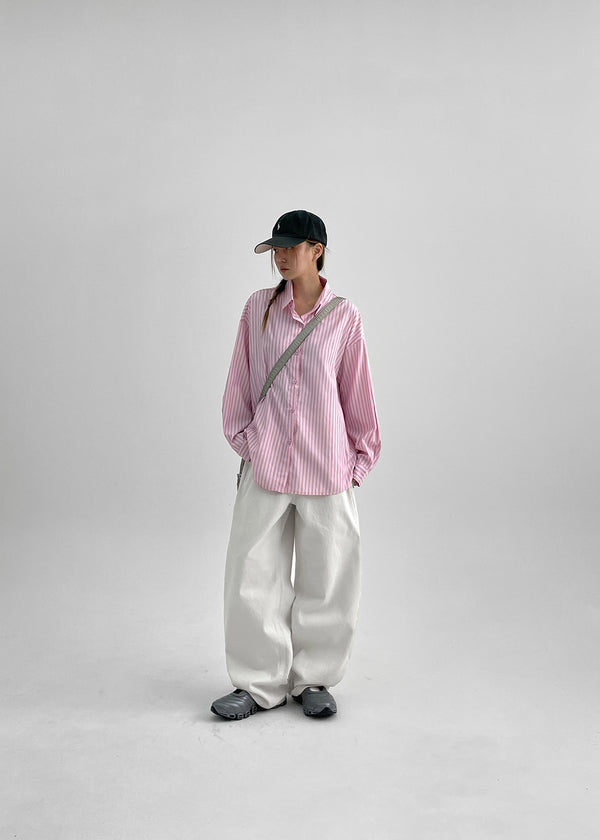 Longnut Semi Balloon Wide Cotton Pants