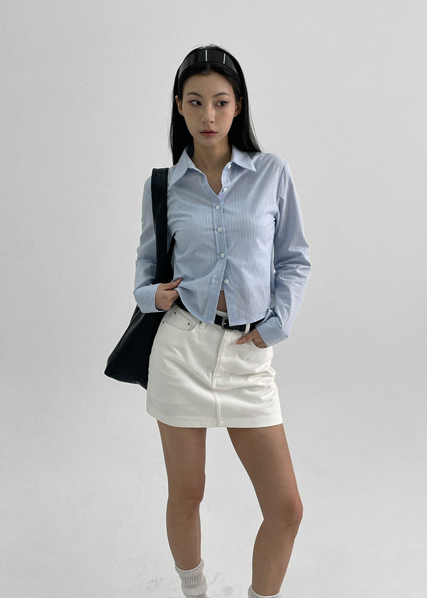 Chobus Stripe Slim Shirt