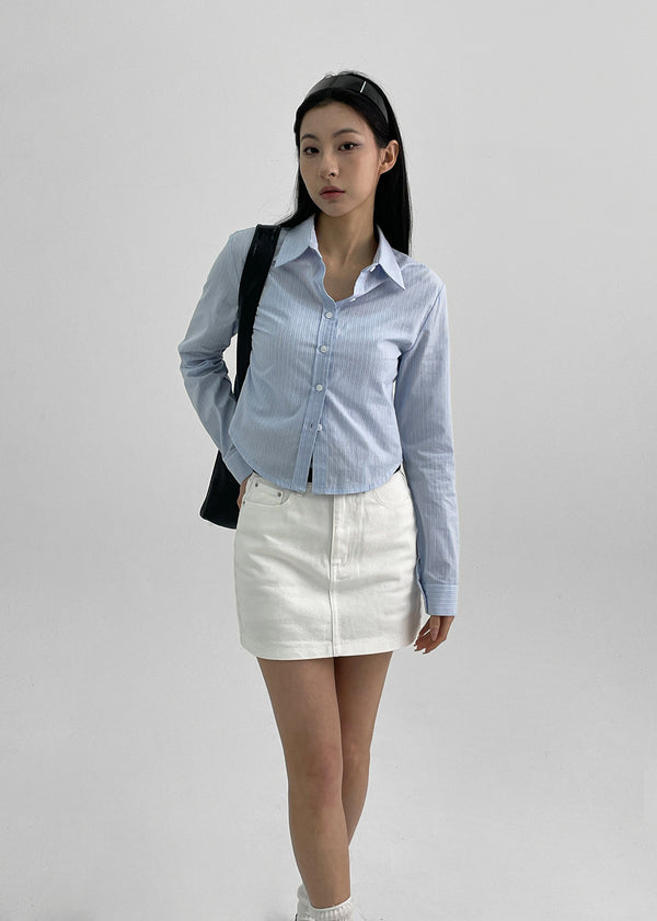 Chobus Stripe Slim Shirt