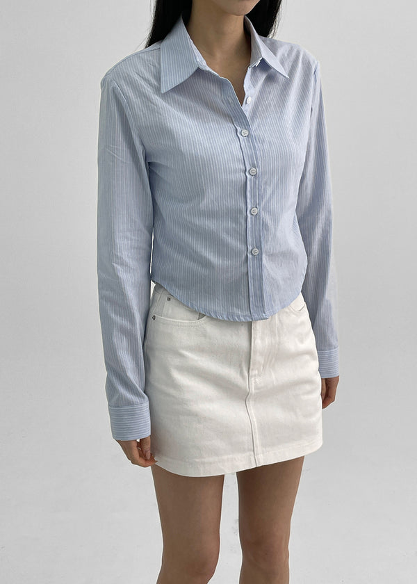 Chobus Stripe Slim Shirt