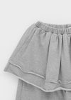 Nanaring Banding Layered Skirt Pants