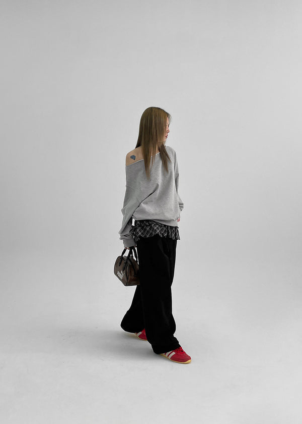 Longnut Semi Balloon Wide Cotton Pants