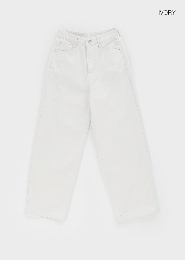 Longnut Semi Balloon Wide Cotton Pants