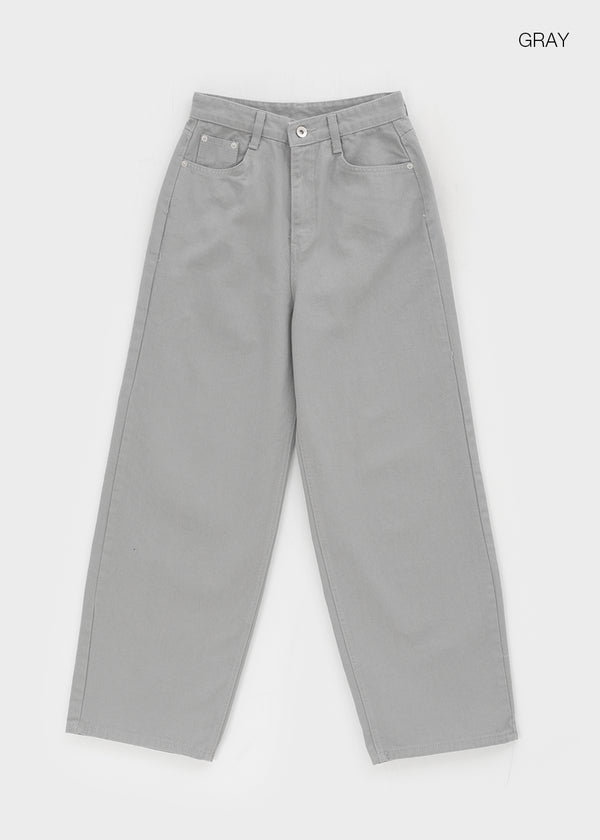 Longnut Semi Balloon Wide Cotton Pants
