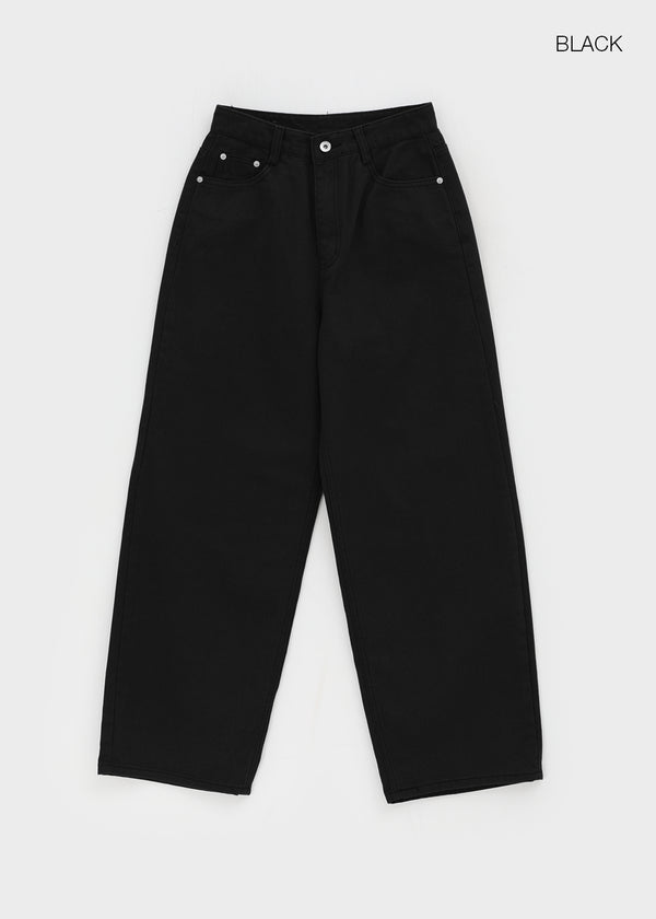 Longnut Semi Balloon Wide Cotton Pants