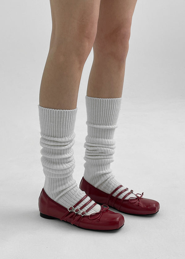 Eclon Strap Ribbon Flat Shoes