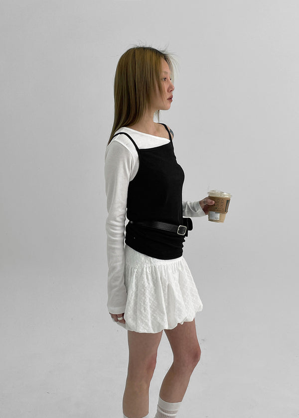 Pomuto Basic Ribbed Sleeveless