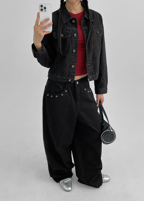 Amorying Pocket Denim Jacket