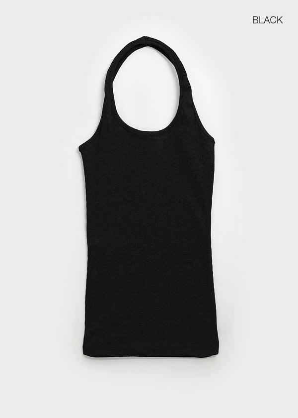 Romit Stripe Holter-Neck Sleeveless