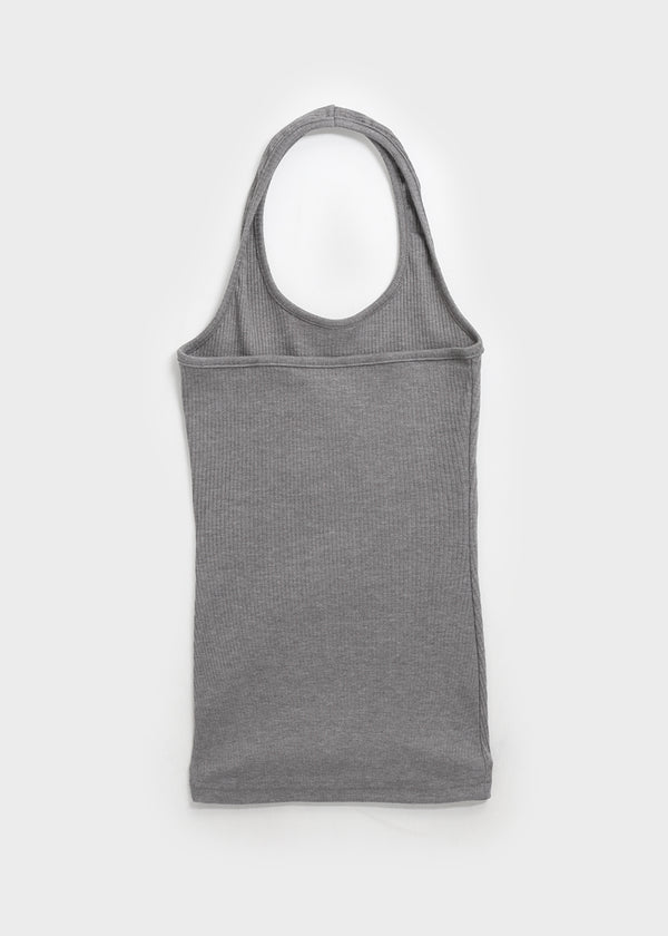 Romit Stripe Holter-Neck Sleeveless