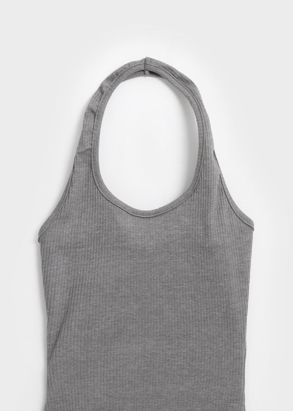 Romit Stripe Holter-Neck Sleeveless