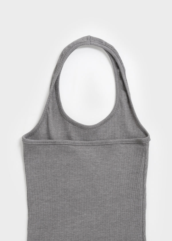 Romit Stripe Holter-Neck Sleeveless