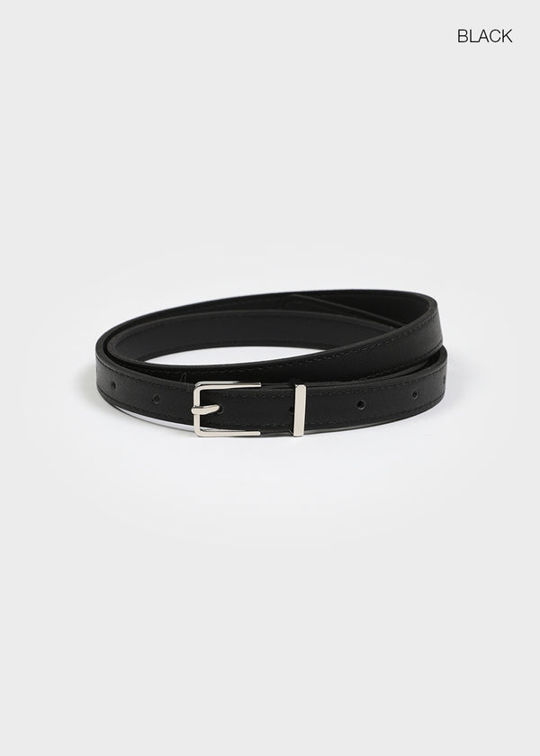 Tutil Square Slim Leather Belt