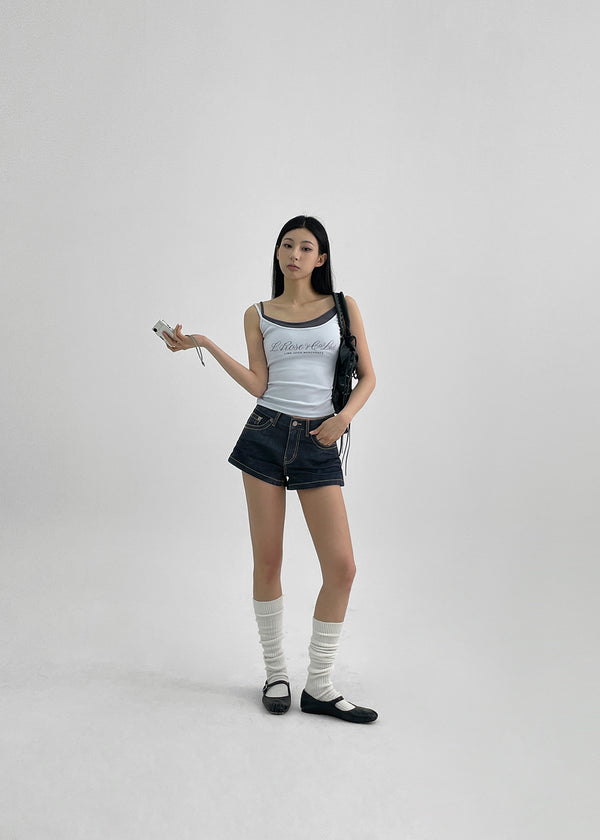 Hotk 不褪色短牛仔褲