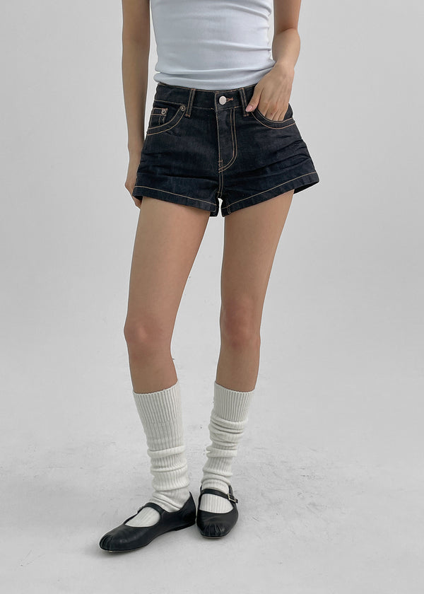 Hotk 不褪色短牛仔褲