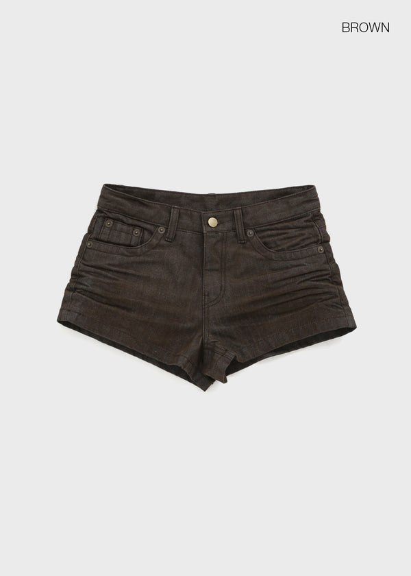 Hotk 不褪色短牛仔褲