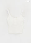 Flavor Lace Button Sleeveless (Built-in Cap)