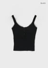 Flavor Lace Button Sleeveless (Built-in Cap)