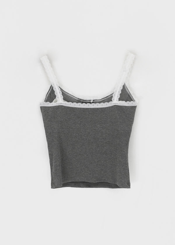 Flavor Lace Button Sleeveless (Built-in Cap)