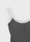 Flavor Lace Button Sleeveless (Built-in Cap)