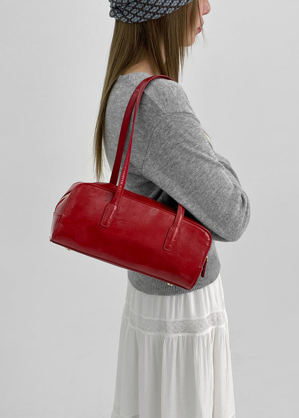Muffold leather shoulder bag