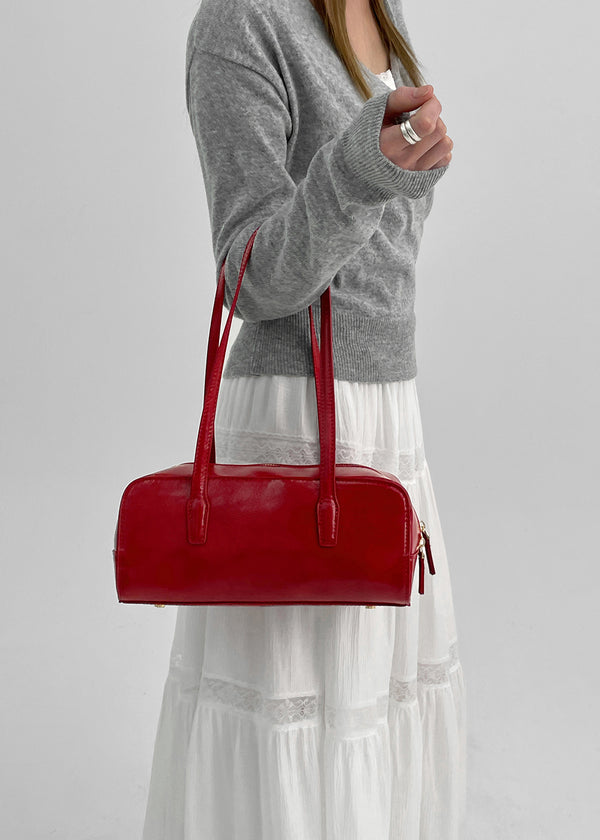 Muffold leather shoulder bag