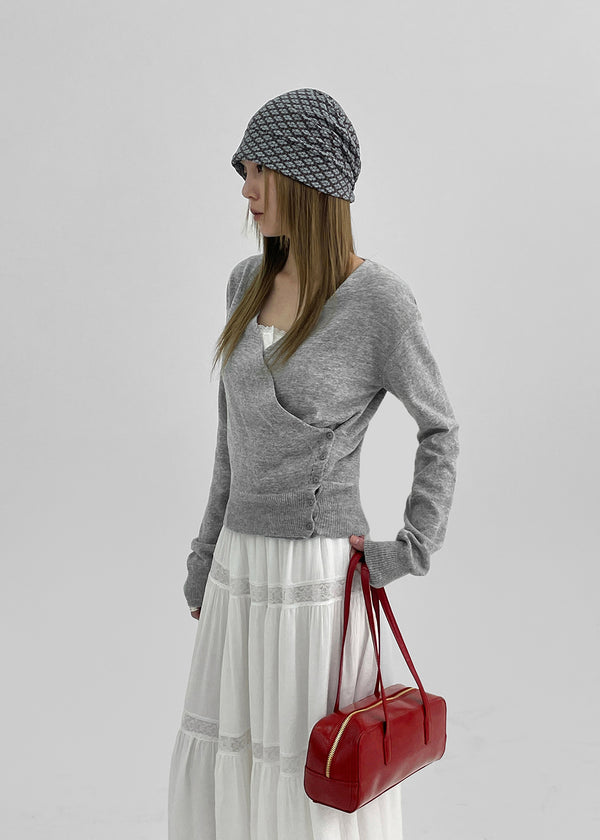 Muffold leather shoulder bag