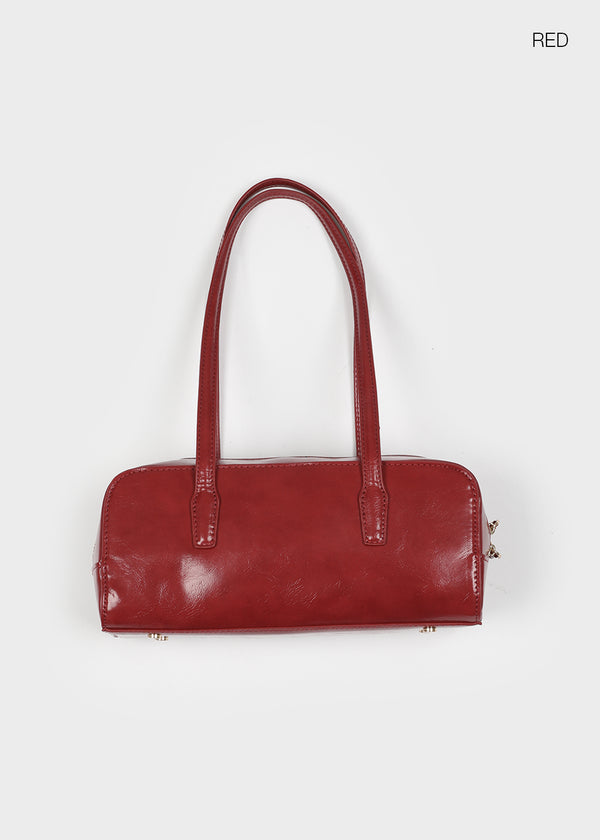 Muffold leather shoulder bag
