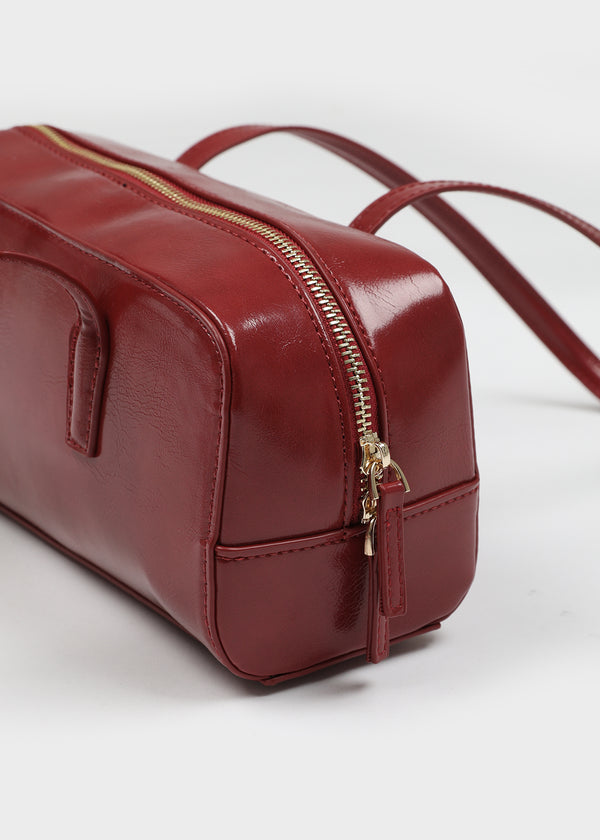 Muffold leather shoulder bag