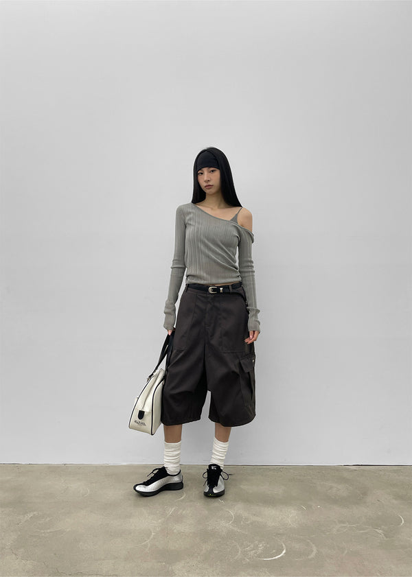Kowang Silver Tip Leather Belt