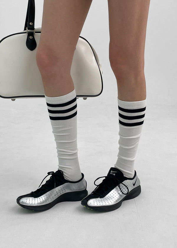 Oysho Sporty Three-Line Knee Socks
