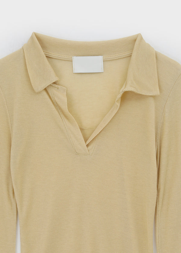 Rotoit Slimfit Collar Long Sleeve T-shirt