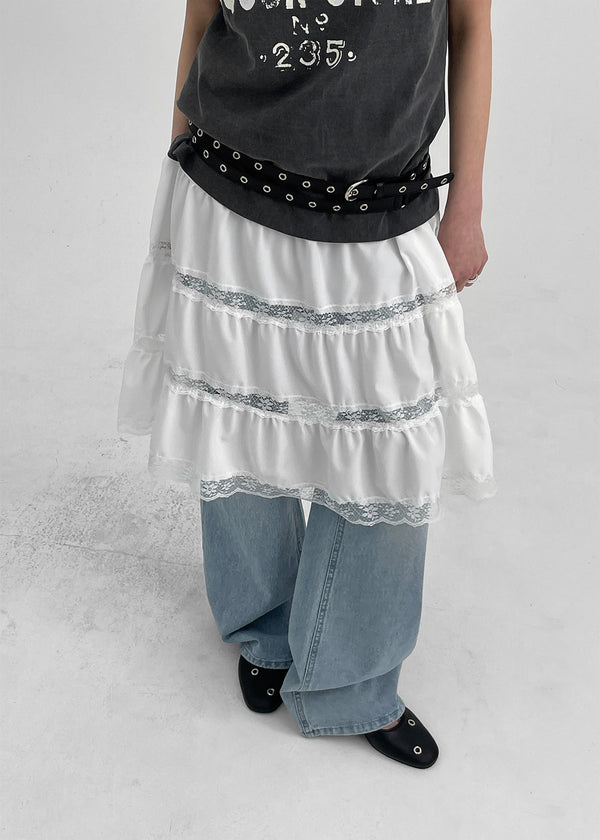 Etver Eyelet Double Leather Belt