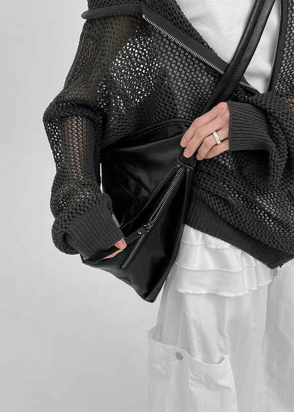 Torque Leather Crossbody Bag