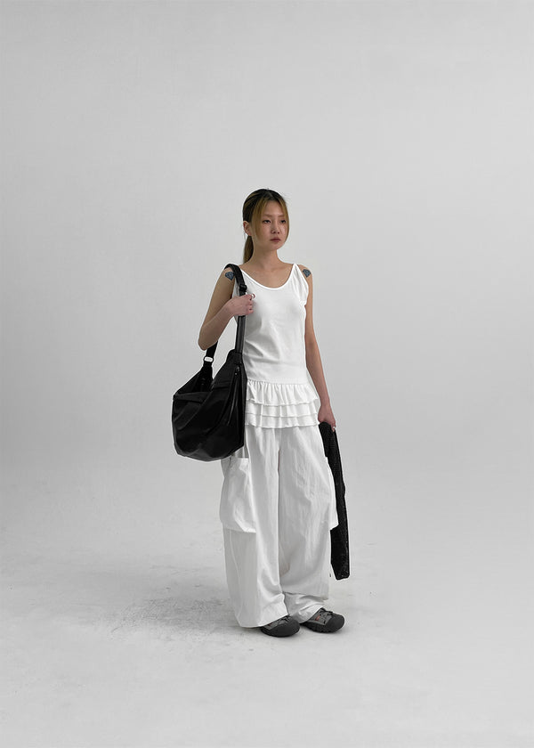 Torque Leather Crossbody Bag