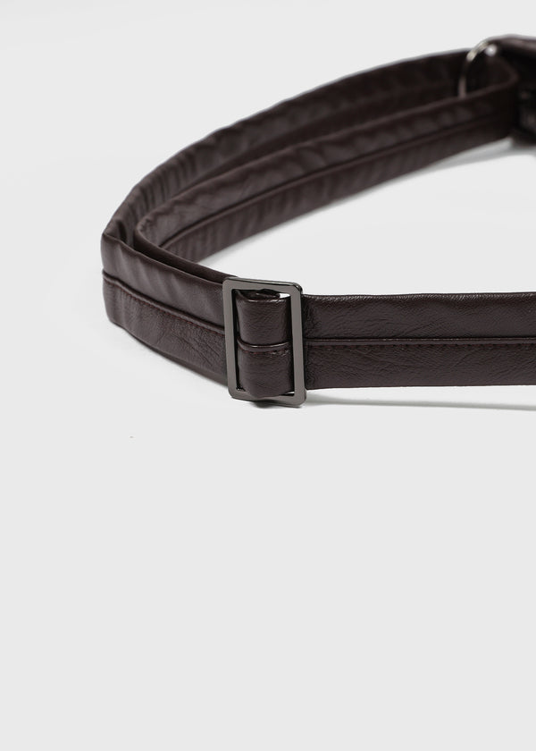 Torque Leather Crossbody Bag