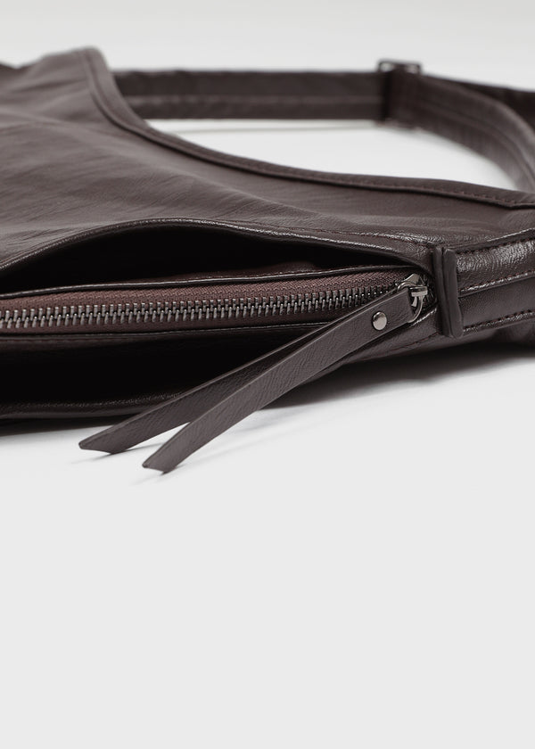 Torque Leather Crossbody Bag