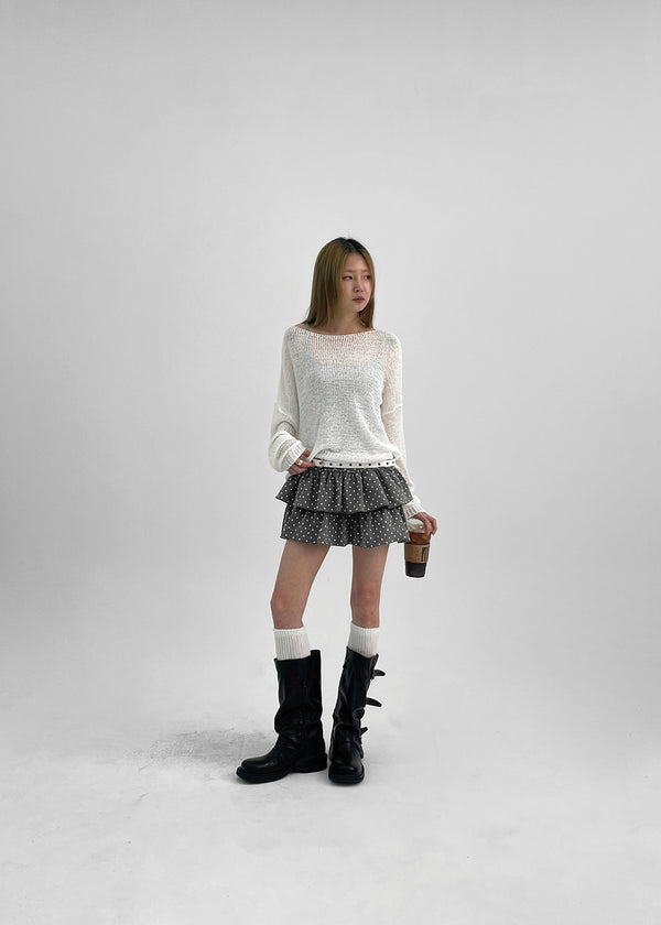 Shuraki Buckle Warmers Middle Boots (Cow Leather)