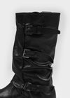Shuraki Buckle Warmers Middle Boots (Cow Leather)
