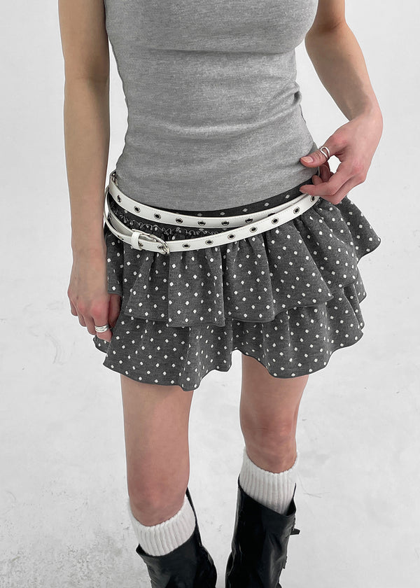 Etver Eyelet Double Leather Belt