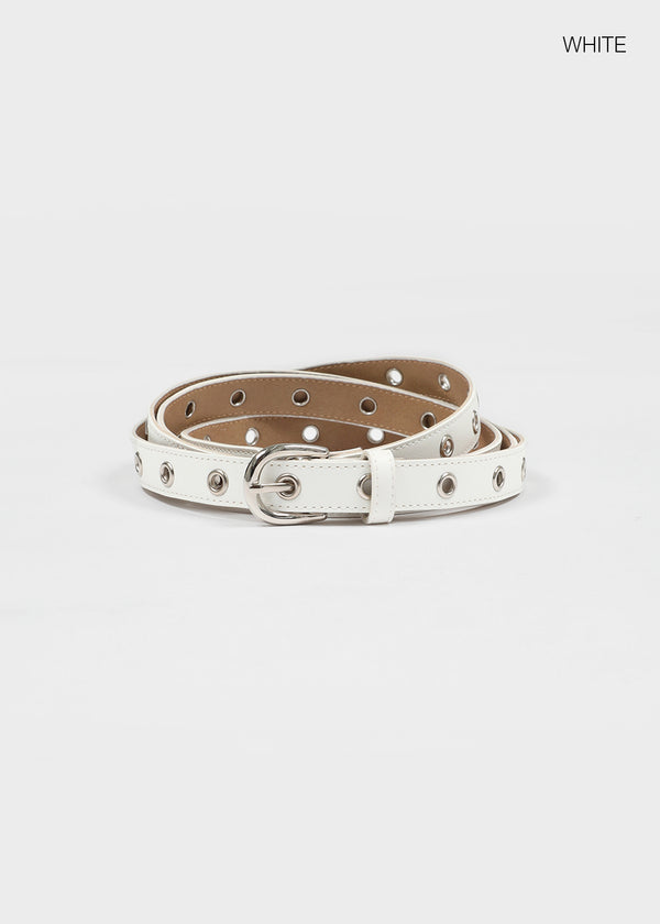Etver Eyelet Double Leather Belt
