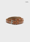 Etver Eyelet Double Leather Belt