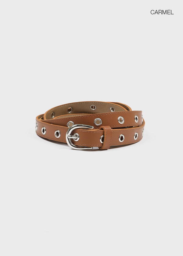 Etver Eyelet Double Leather Belt