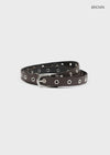 Etver Eyelet Double Leather Belt