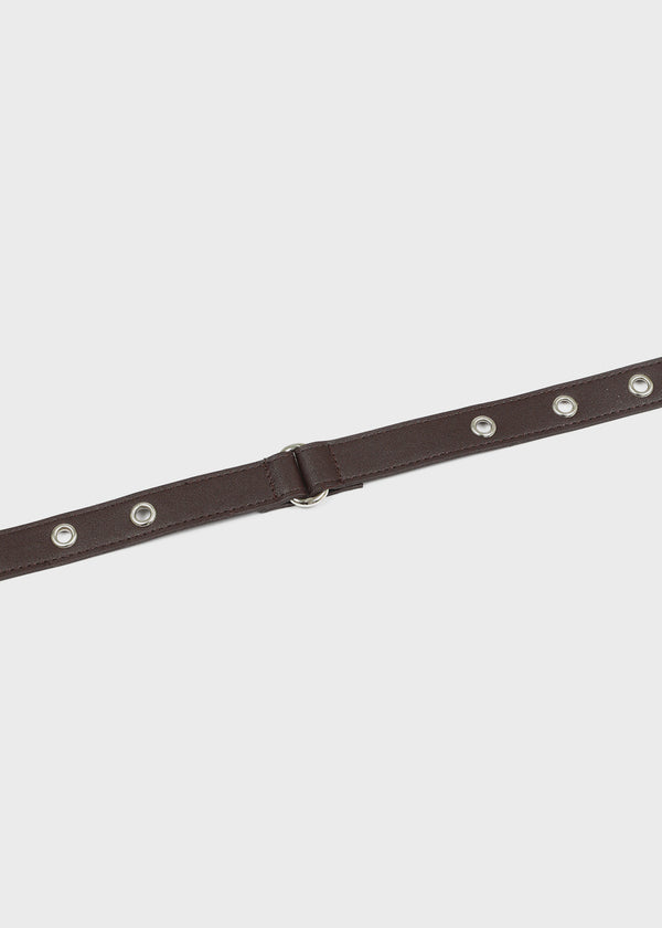 Etver Eyelet Double Leather Belt