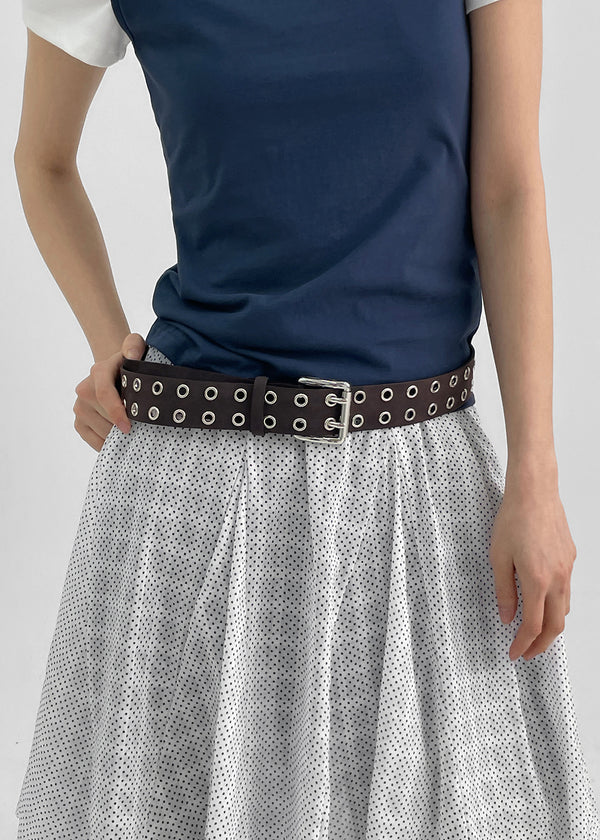 Hawkins Eyelet Leather Belt
