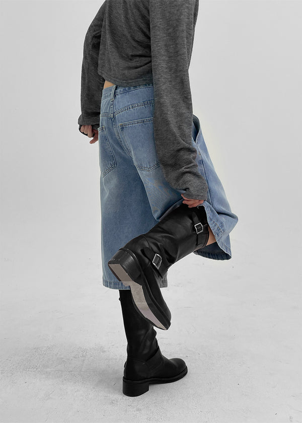 Crea Bermuda Denim Pants