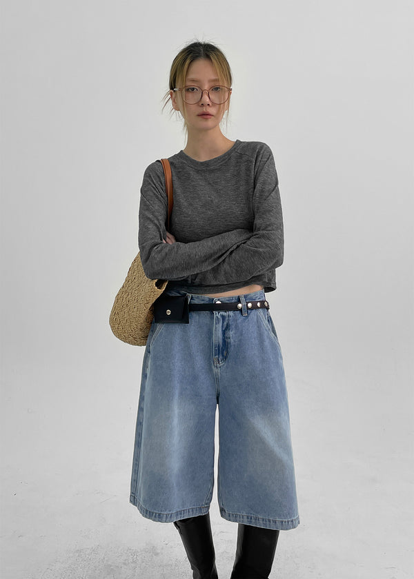 Crea Bermuda Denim Pants