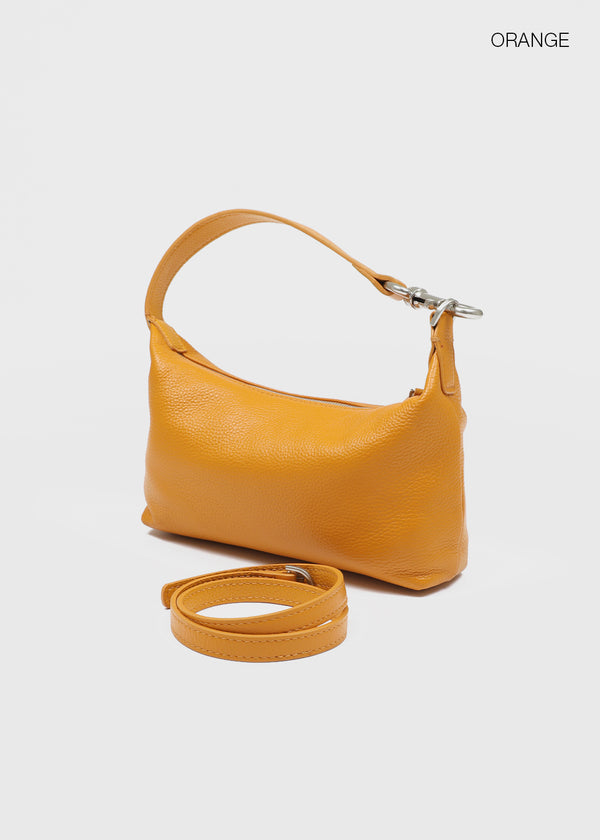 Koiche Buckle Mini Hobo Bag (Genuine Leather)